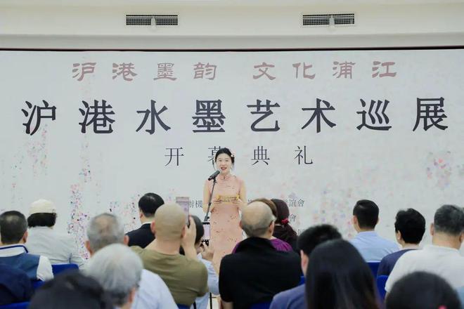 香港艺人用水墨点亮黄浦江畔 一场视觉与情感的艺术碰撞